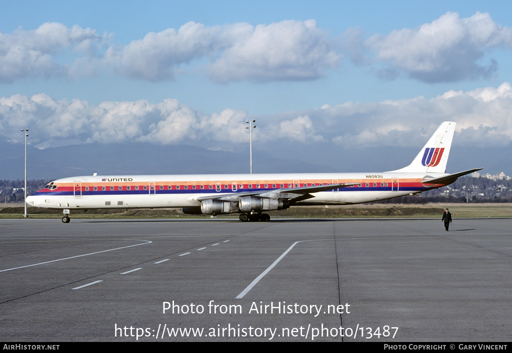 Aircraft Photo of N8083U | McDonnell Douglas DC-8-61 | United Airlines | AirHistory.net #13487