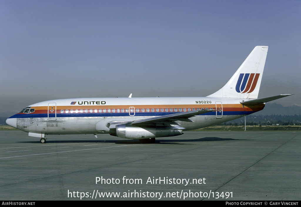 Aircraft Photo of N9022U | Boeing 737-222 | United Airlines | AirHistory.net #13491