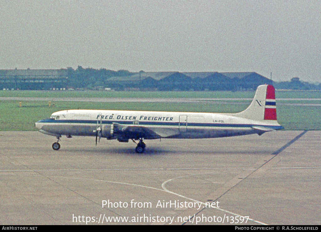 Aircraft Photo of LN-FOL | Douglas DC-6A | Fred. Olsen Freighter | AirHistory.net #13597