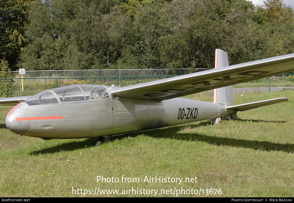 Aircraft Photo of OO-ZKD | Let L-13 Blanik | AirHistory.net #13676