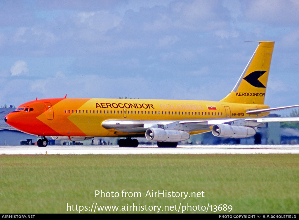 Aircraft Photo of HK-1973 | Boeing 720-023B | Aerocóndor | AirHistory.net #13689