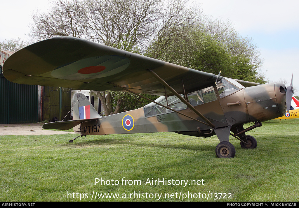 Aircraft Photo of G-ANHS / MT197 | Taylorcraft G Auster Mk4 | UK - Air Force | AirHistory.net #13722