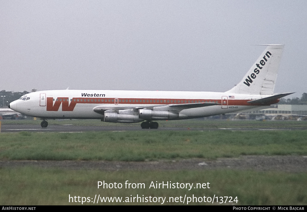 Aircraft Photo of N93149 | Boeing 720-047B | Western Airlines | AirHistory.net #13724