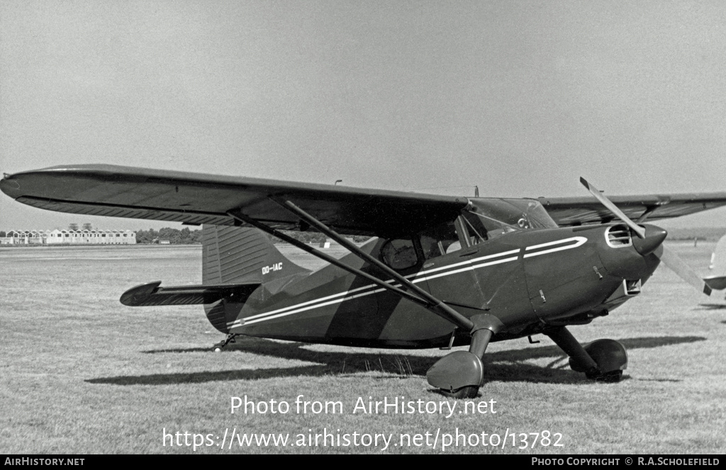 Aircraft Photo of OO-IAC | Stinson 108-3 Voyager | AirHistory.net #13782