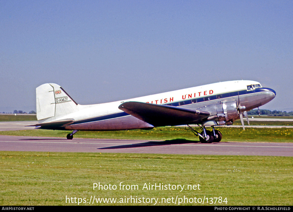 Aircraft Photo of G-AMZF | Douglas C-47B Skytrain | British United Airways - BUA | AirHistory.net #13784