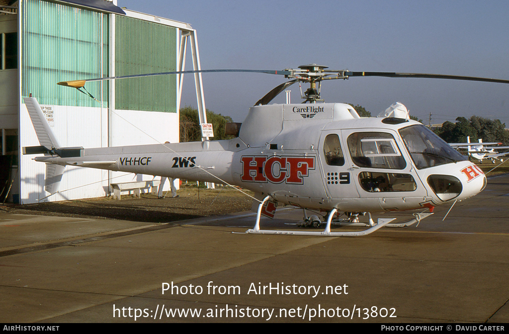 Aircraft Photo of VH-HCF | Aerospatiale AS-350B Squirrel | CareFlight | AirHistory.net #13802