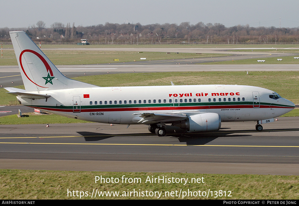 Aircraft Photo of CN-RON | Boeing 737-505 | Royal Air Maroc - RAM | AirHistory.net #13812