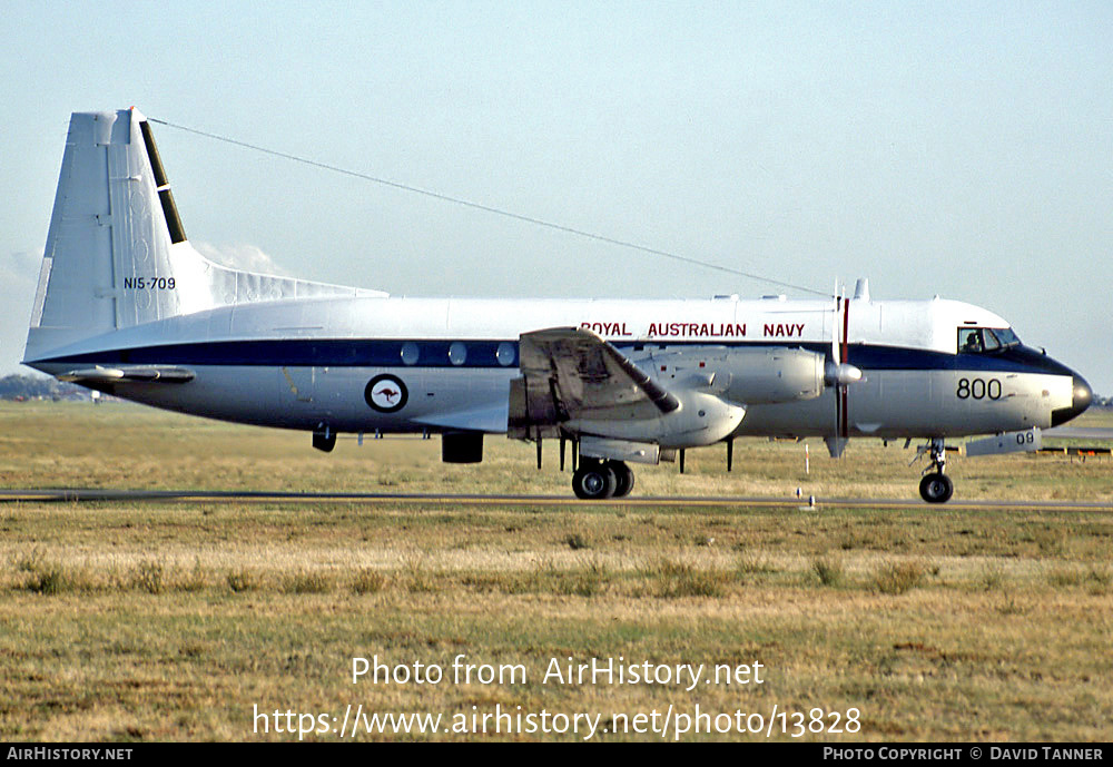 Aircraft Photo of N15-709 | Hawker Siddeley HS-748 Srs2/268 | Australia - Navy | AirHistory.net #13828