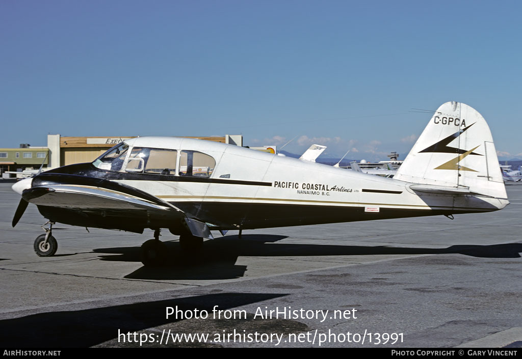 Aircraft Photo of C-GPCA | Piper PA-23-160 Apache | Pacific Coastal Airlines | AirHistory.net #13991