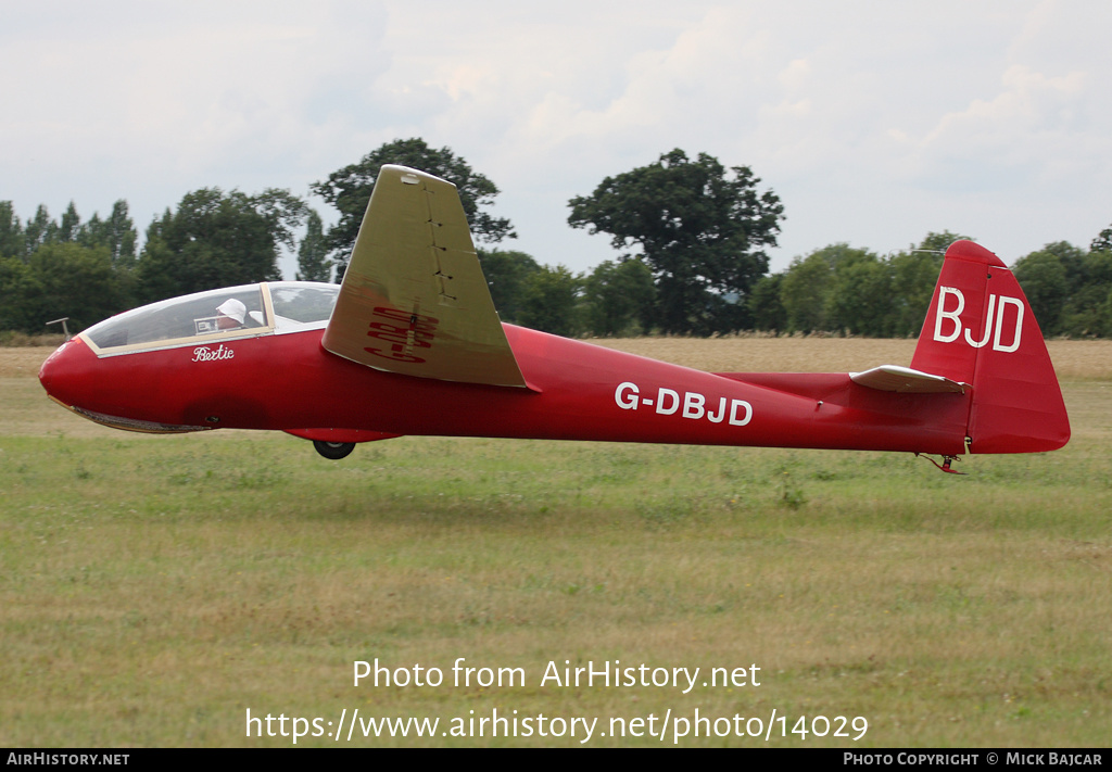 Aircraft Photo of G-DBJD | PZL-Bielsko SZD-9BIS Bocian 1D | AirHistory.net #14029