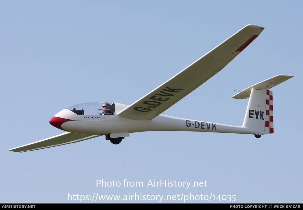 Aircraft Photo of G-DEVK | Grob G-102 Astir CS | AirHistory.net #14035