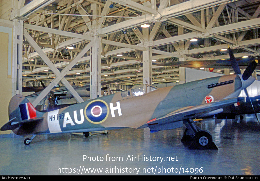 Aircraft Photo of NH188 | Supermarine 361 Spitfire HF9C | UK - Air Force | AirHistory.net #14096