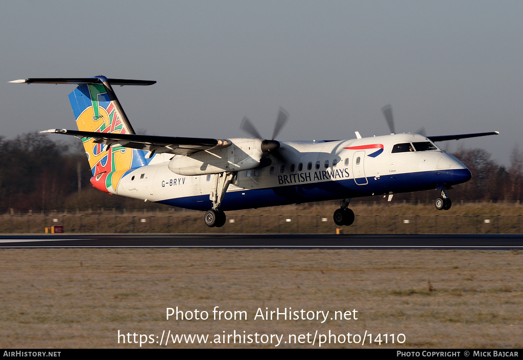 Aircraft Photo of G-BRYV | Bombardier DHC-8-311Q Dash 8 | British Airways | AirHistory.net #14110