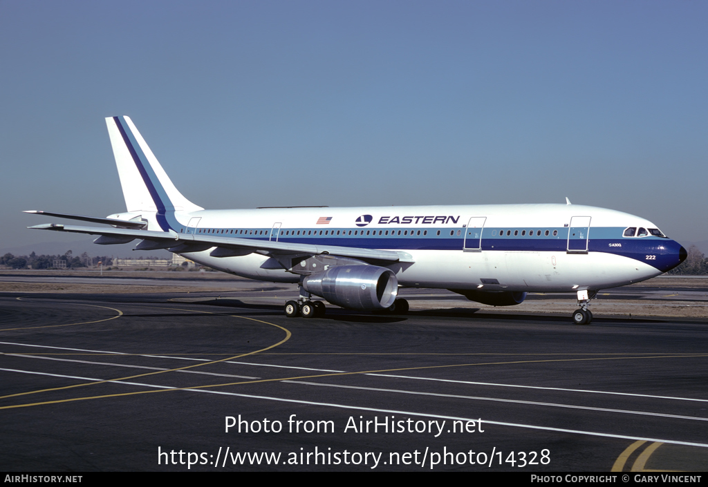 Aircraft Photo of N222EA | Airbus A300B4-203 | Eastern Air Lines | AirHistory.net #14328