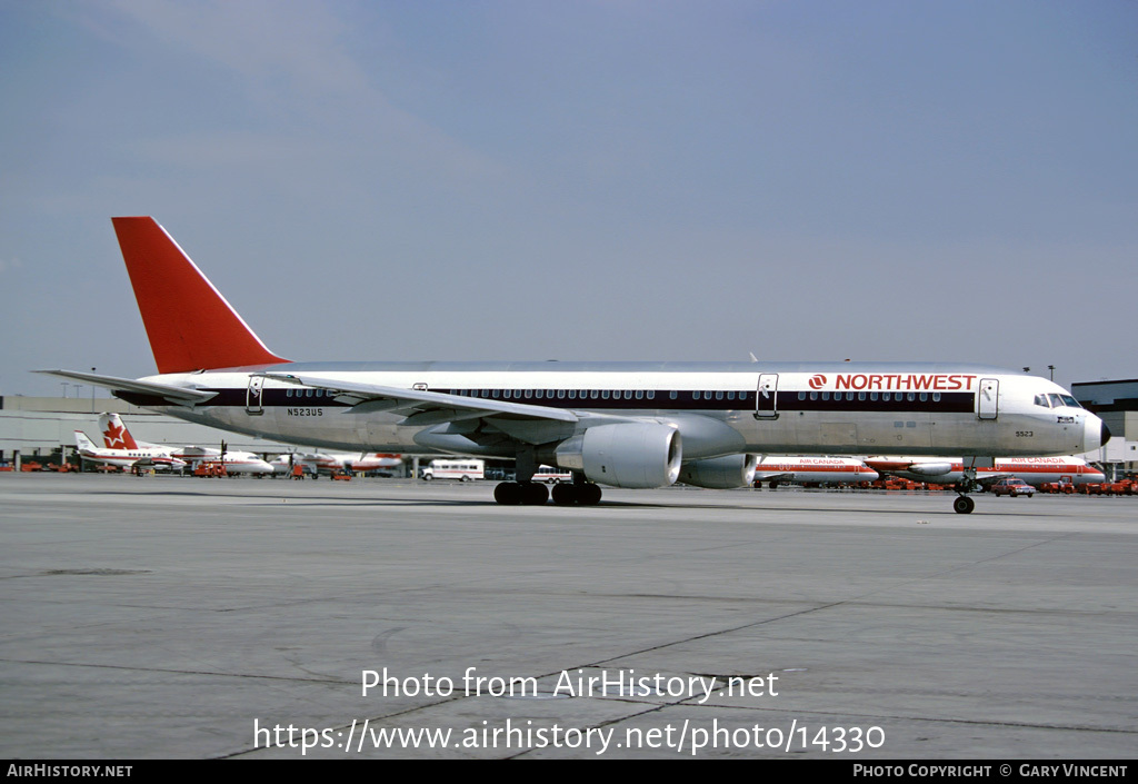 Aircraft Photo of N523US | Boeing 757-251 | Northwest Airlines | AirHistory.net #14330