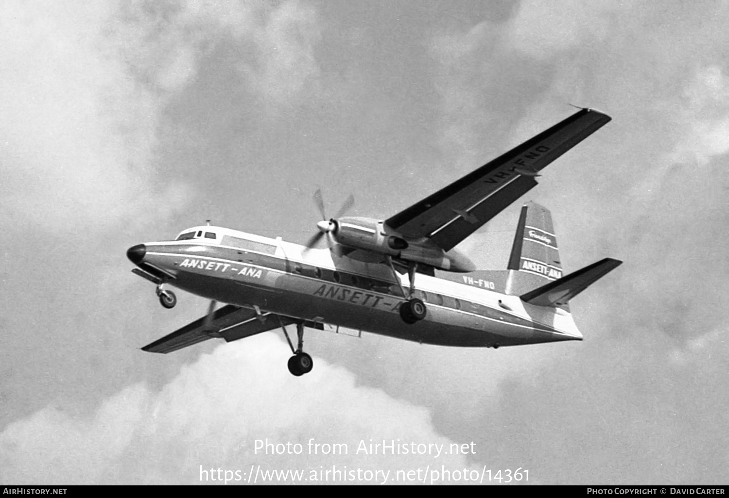 Aircraft Photo of VH-FNO | Fokker F27-600 Friendship | Ansett - ANA | AirHistory.net #14361