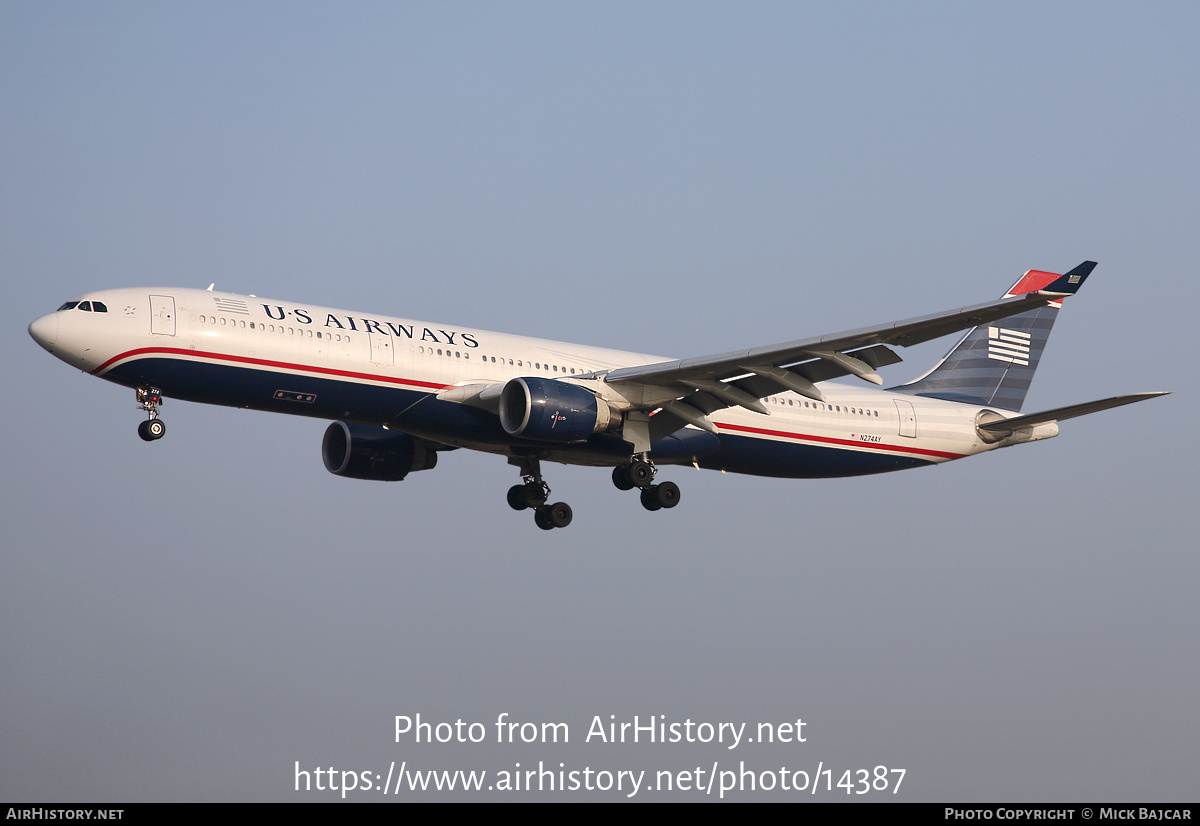 Aircraft Photo of N274AY | Airbus A330-323 | US Airways | AirHistory.net #14387