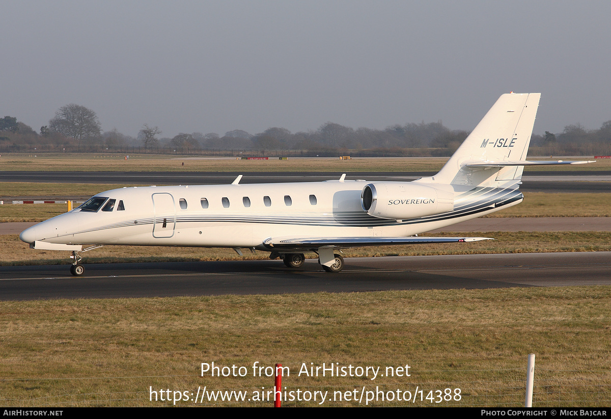 Aircraft Photo of M-ISLE | Cessna 680 Citation Sovereign | AirHistory.net #14388