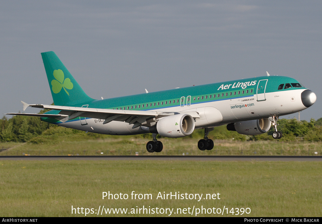 Aircraft Photo of EI-DEJ | Airbus A320-214 | Aer Lingus | AirHistory.net #14390