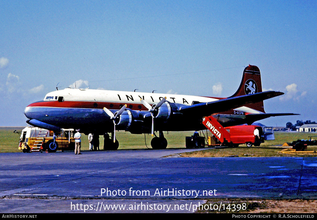 Aircraft Photo of G-ASPM | Douglas C-54B Skymaster | Invicta Airways | AirHistory.net #14398