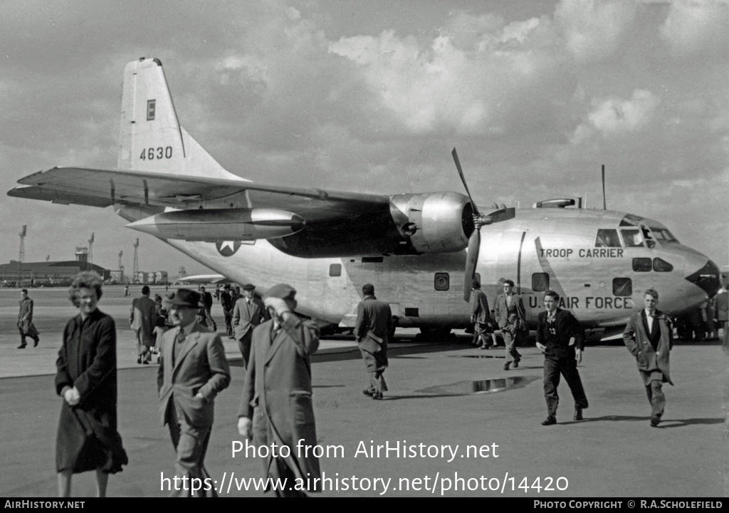 Aircraft Photo of 54-630 / 4630 | Fairchild C-123B Provider | USA - Air Force | AirHistory.net #14420