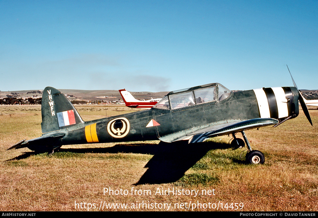 Aircraft Photo of VH-WFH | De Havilland DHC-1 Chipmunk Mk22 | AirHistory.net #14459