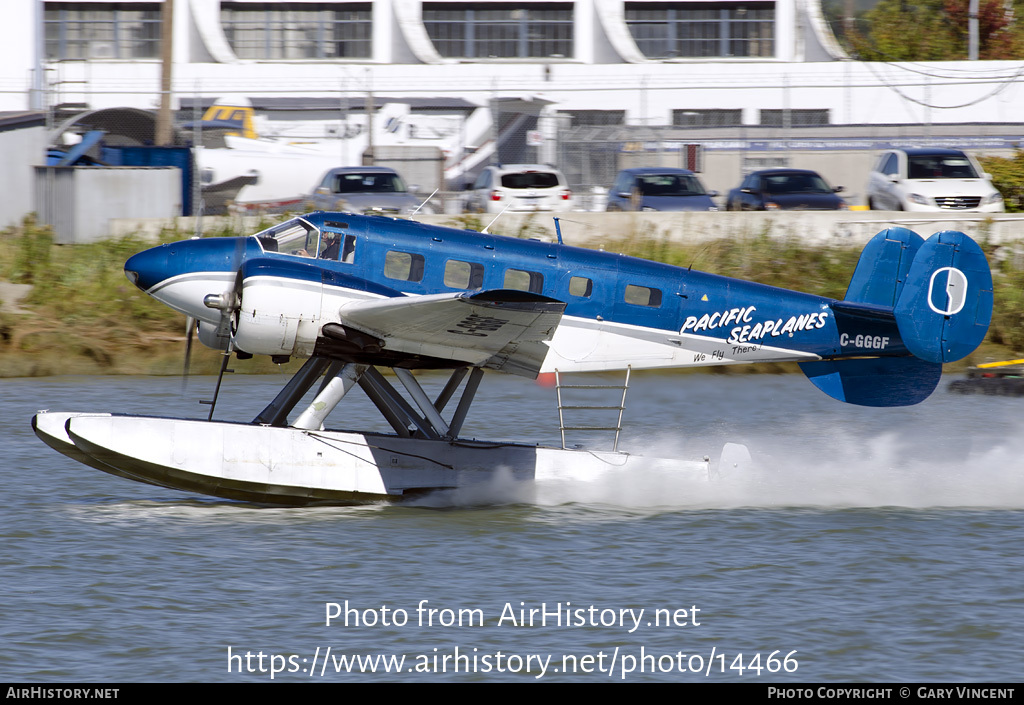 Aircraft Photo of C-GGGF | Beech Expeditor 3NM | Pacific Seaplanes | AirHistory.net #14466