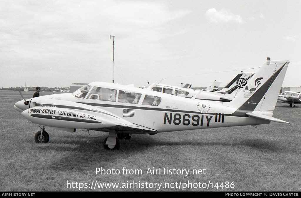 Aircraft Photo of N8691Y | Piper PA-30-160 Twin Comanche C | AirHistory.net #14486