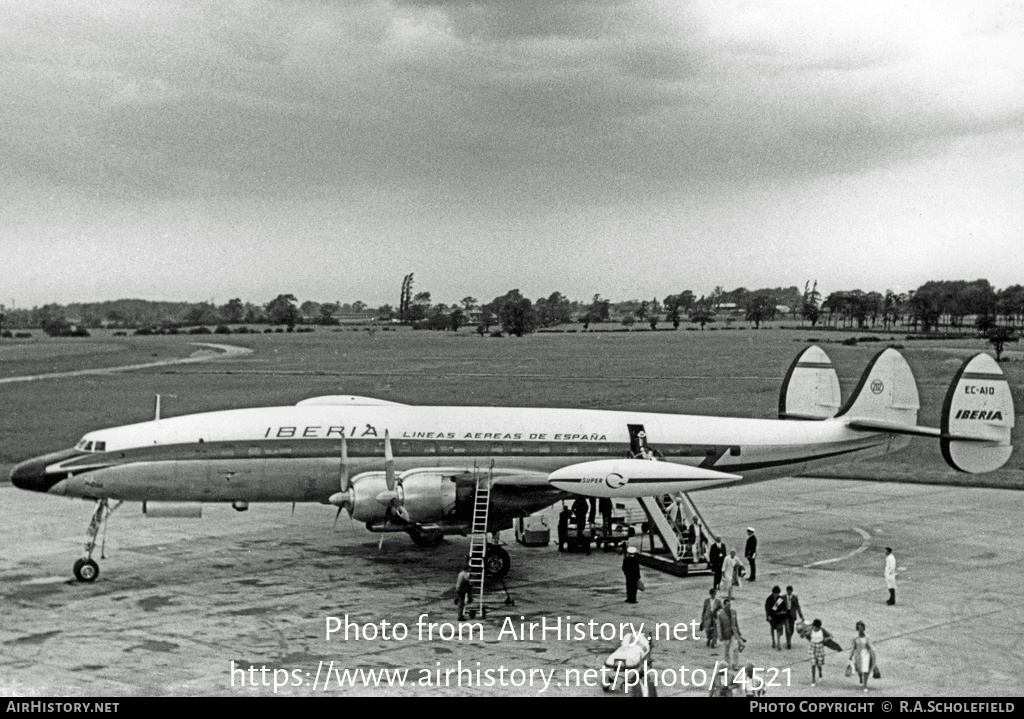 Aircraft Photo of EC-AIO | Lockheed L-1049G/02 Super Constellation | Iberia | AirHistory.net #14521