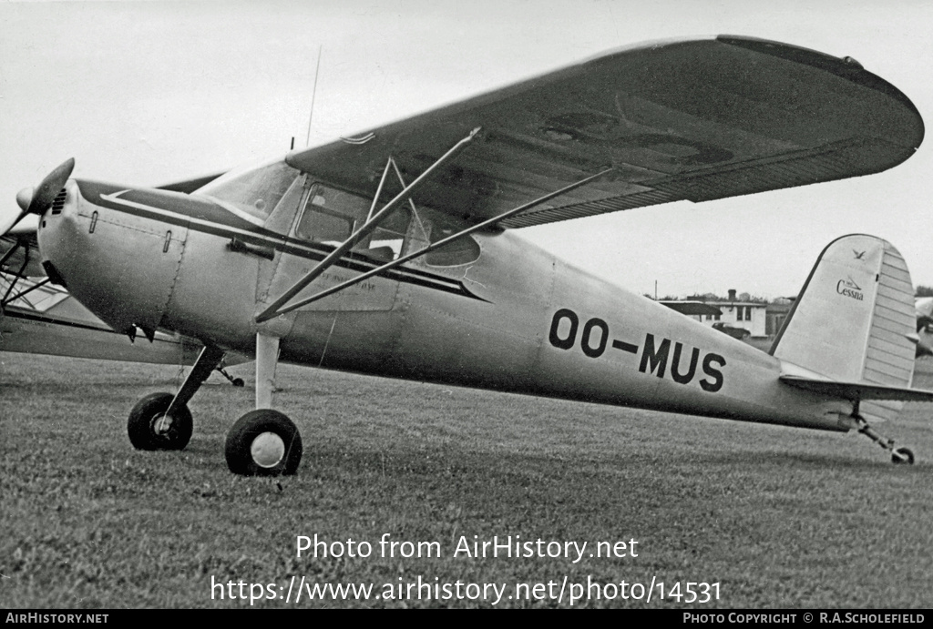 Aircraft Photo of OO-MUS | Cessna 140 | AirHistory.net #14531