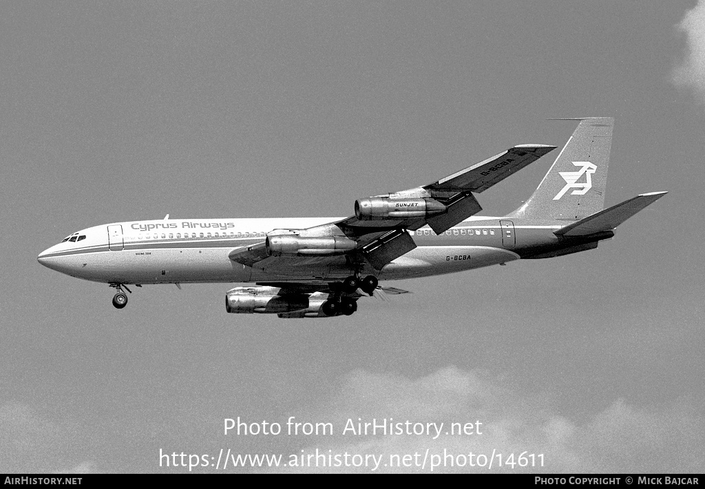 Aircraft Photo of G-BCBA | Boeing 720-023B | Cyprus Airways | AirHistory.net #14611