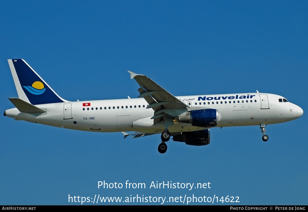 Aircraft Photo of TS-IND | Airbus A320-212 | Nouvelair Tunisie | AirHistory.net #14622