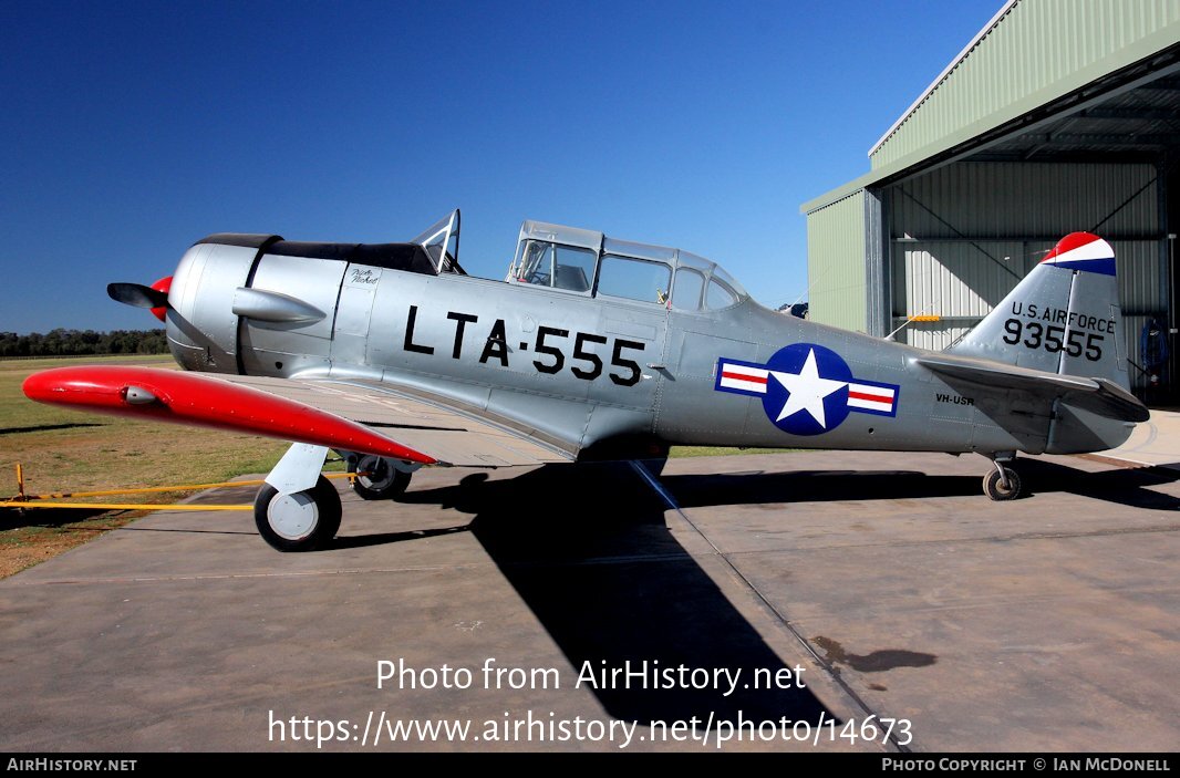 Aircraft Photo of VH-USR / 93555 | North American AT-6G Texan | USA - Air Force | AirHistory.net #14673