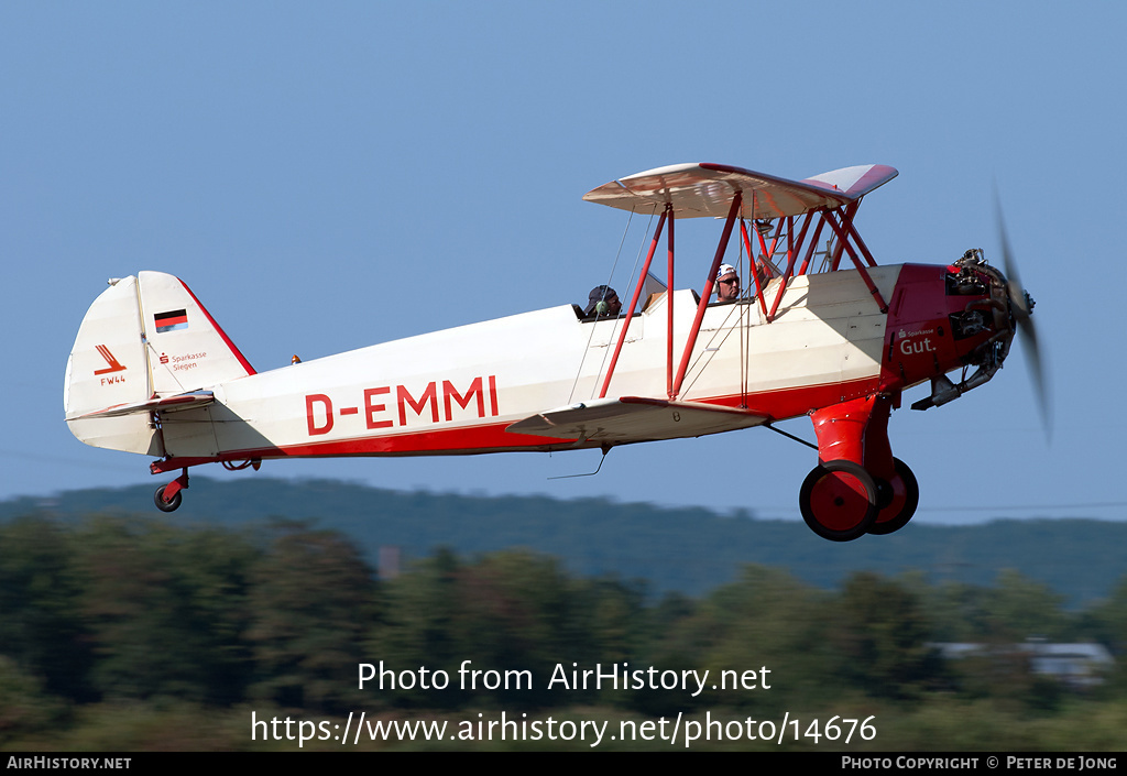 Aircraft Photo of D-EMMI | Focke-Wulf Sk12 Stieglitz (Fw-44J) | AirHistory.net #14676