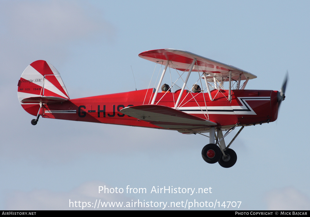 Aircraft Photo of G-HJSS | Stampe-Vertongen SV-4C | AirHistory.net #14707