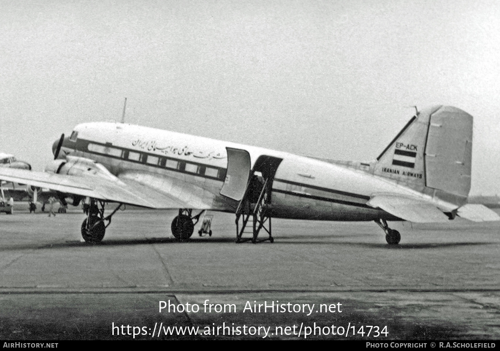 Aircraft Photo of EP-ACK | Douglas C-47B Skytrain | Iranian Airways | AirHistory.net #14734