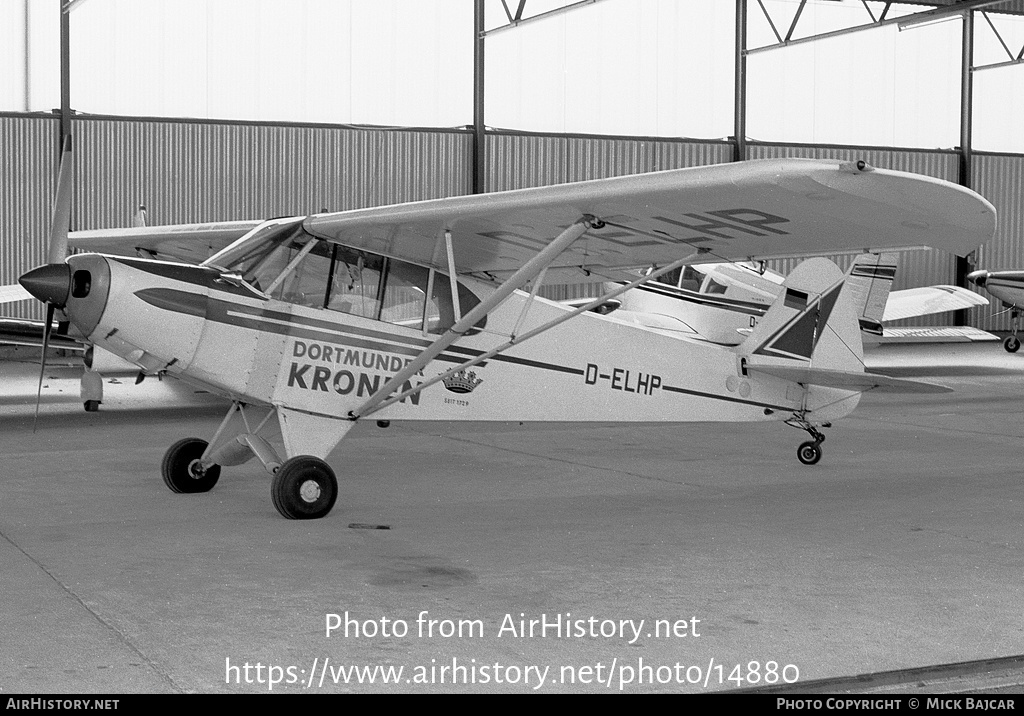 Aircraft Photo of D-ELHP | Piper PA-18-150 Super Cub | Dortmunder Kronen | AirHistory.net #14880