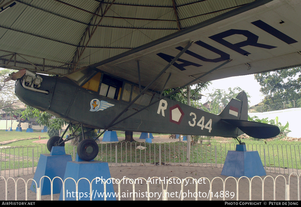 Aircraft Photo of R-344 | Piper L-4J Grasshopper (J-3C-65D) | Indonesia - Air Force | AirHistory.net #14889