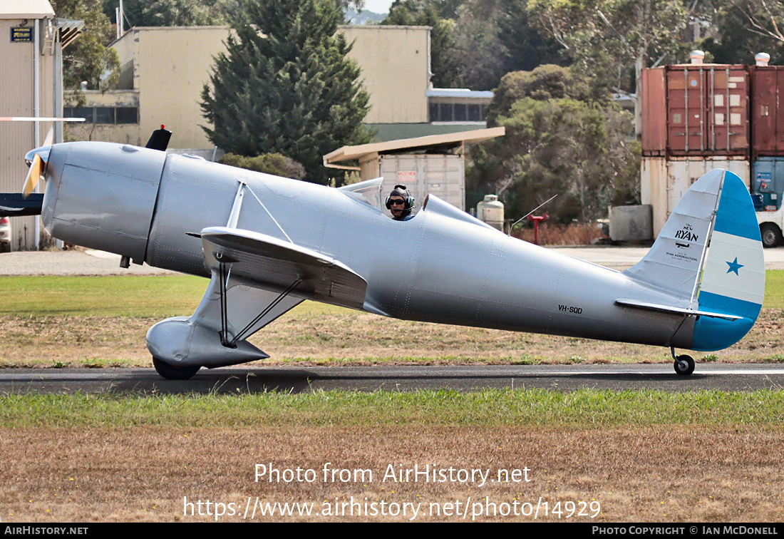 Aircraft Photo of VH-SQD | Ryan ST-A | Honduras - Air Force | AirHistory.net #14929