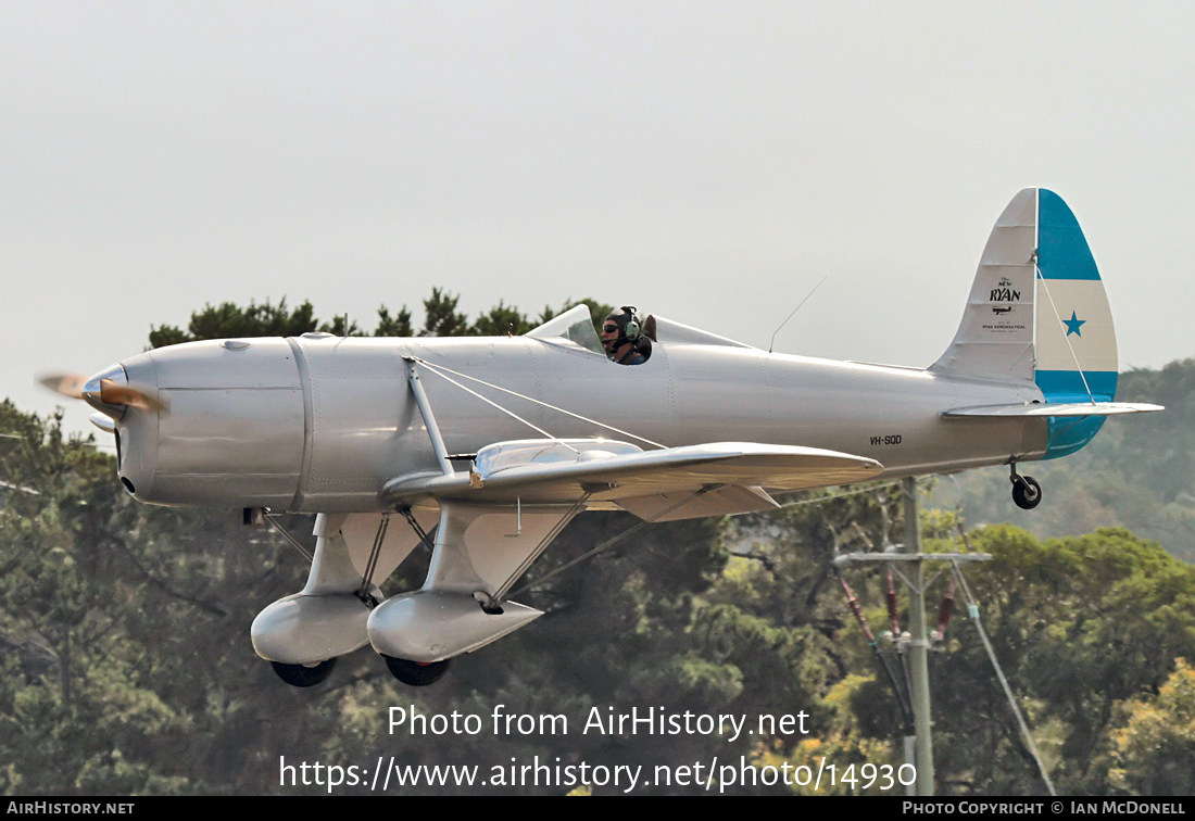 Aircraft Photo of VH-SQD | Ryan ST-A | Honduras - Air Force | AirHistory.net #14930