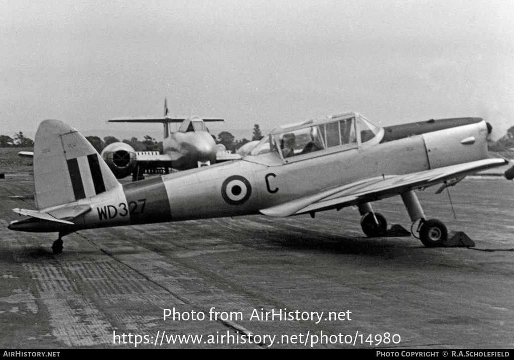 Aircraft Photo of WD327 | De Havilland DHC-1 Chipmunk T10 | UK - Air Force | AirHistory.net #14980