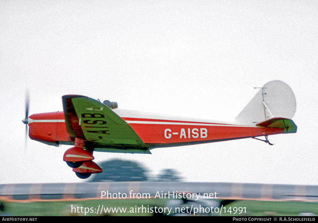 Aircraft Photo of G-AISB | Tipsy Trainer 1 | AirHistory.net #14991