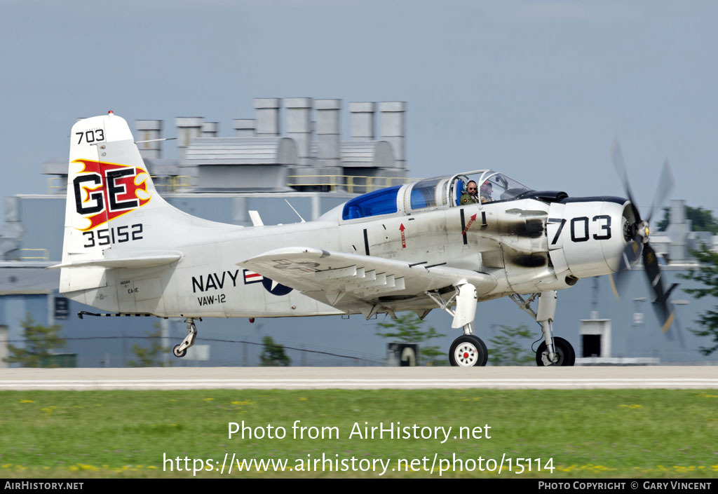 Aircraft Photo of N65164 / 35152 | Douglas EA-1E Skyraider | USA - Navy | AirHistory.net #15114