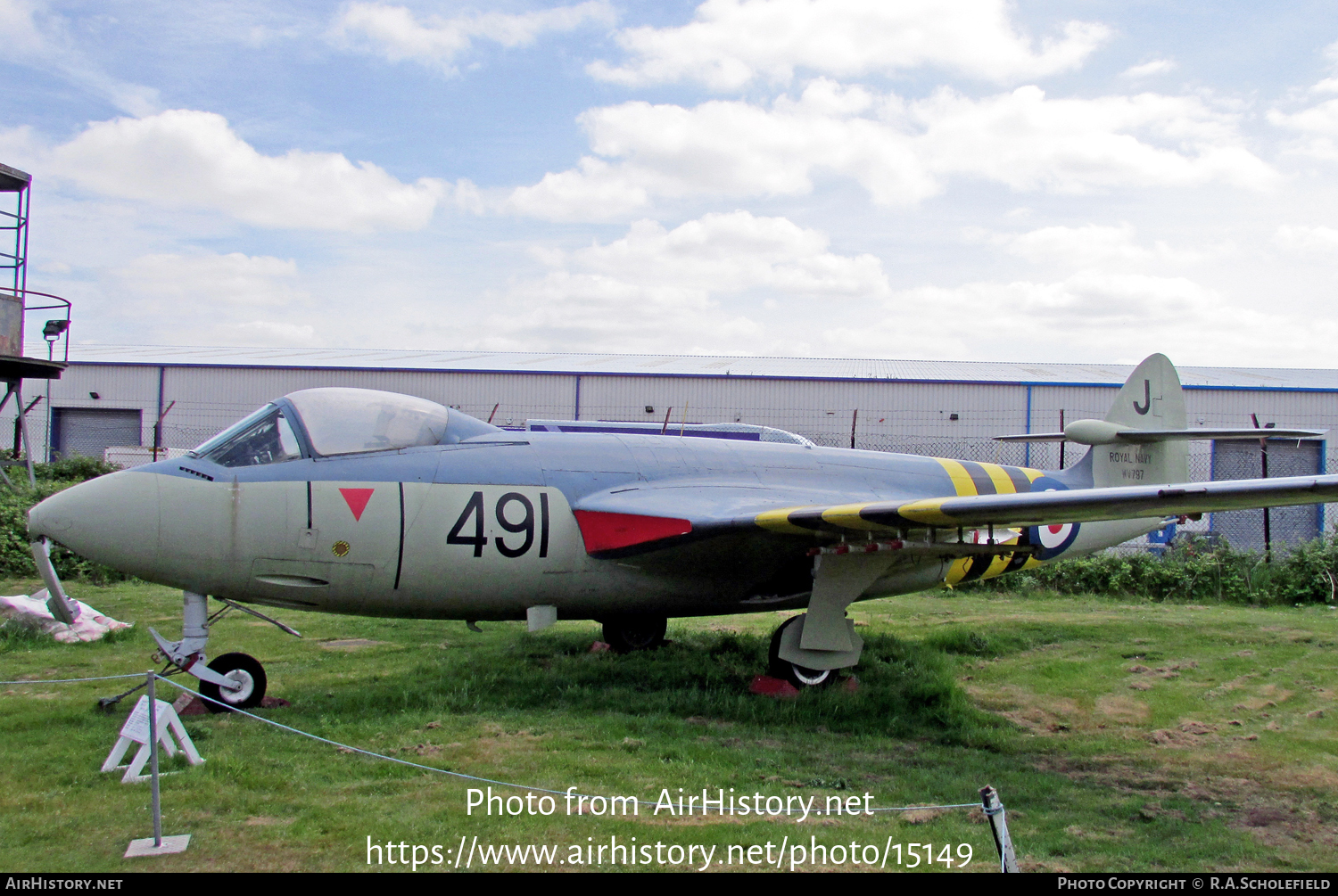 Aircraft Photo of WV797 | Hawker Sea Hawk FGA6 | UK - Navy | AirHistory.net #15149