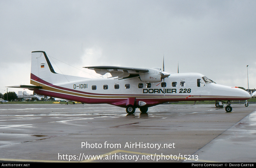 Aircraft Photo of D-IDBI | Dornier 228-201 | AirHistory.net #15213