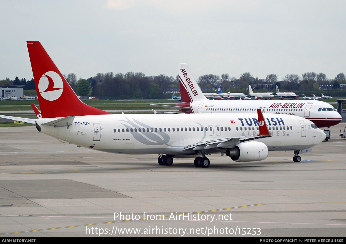 Aircraft Photo of TC-JGV | Boeing 737-8F2 | Turkish Airlines | AirHistory.net #15253