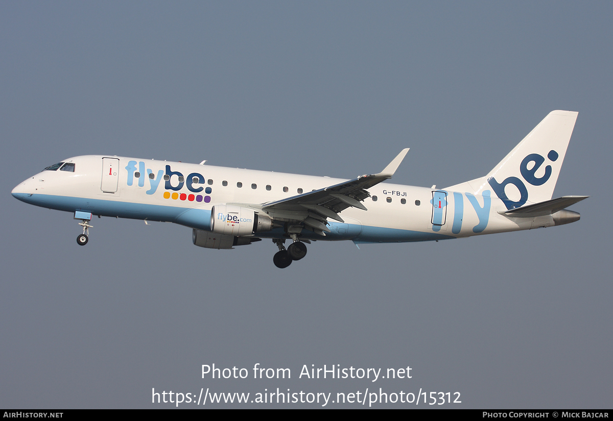 Aircraft Photo of G-FBJI | Embraer 175STD (ERJ-170-200STD) | Flybe | AirHistory.net #15312