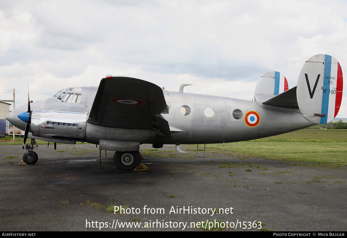 Aircraft Photo of F-AZDR / 160 | Dassault MD-312 Flamant | France - Air Force | AirHistory.net #15363