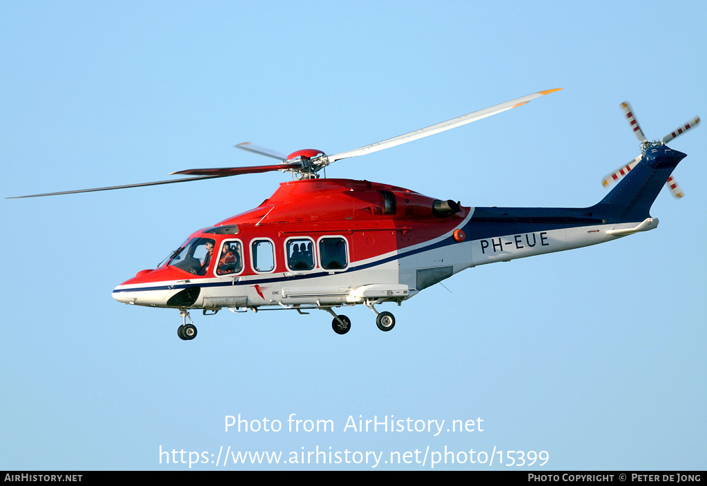 Aircraft Photo of PH-EUE | AgustaWestland AW-139 | CHC Helicopters | AirHistory.net #15399