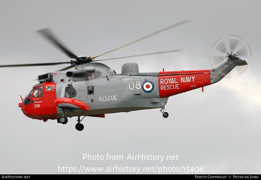 Aircraft Photo of XZ578 | Westland WS-61 Sea King HU5 | UK - Navy | AirHistory.net #15406